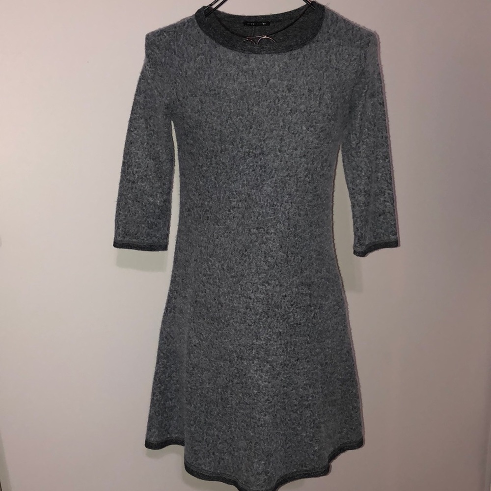 🤩Sweet Claire charcoal fleece/sweatshirt flare 👗